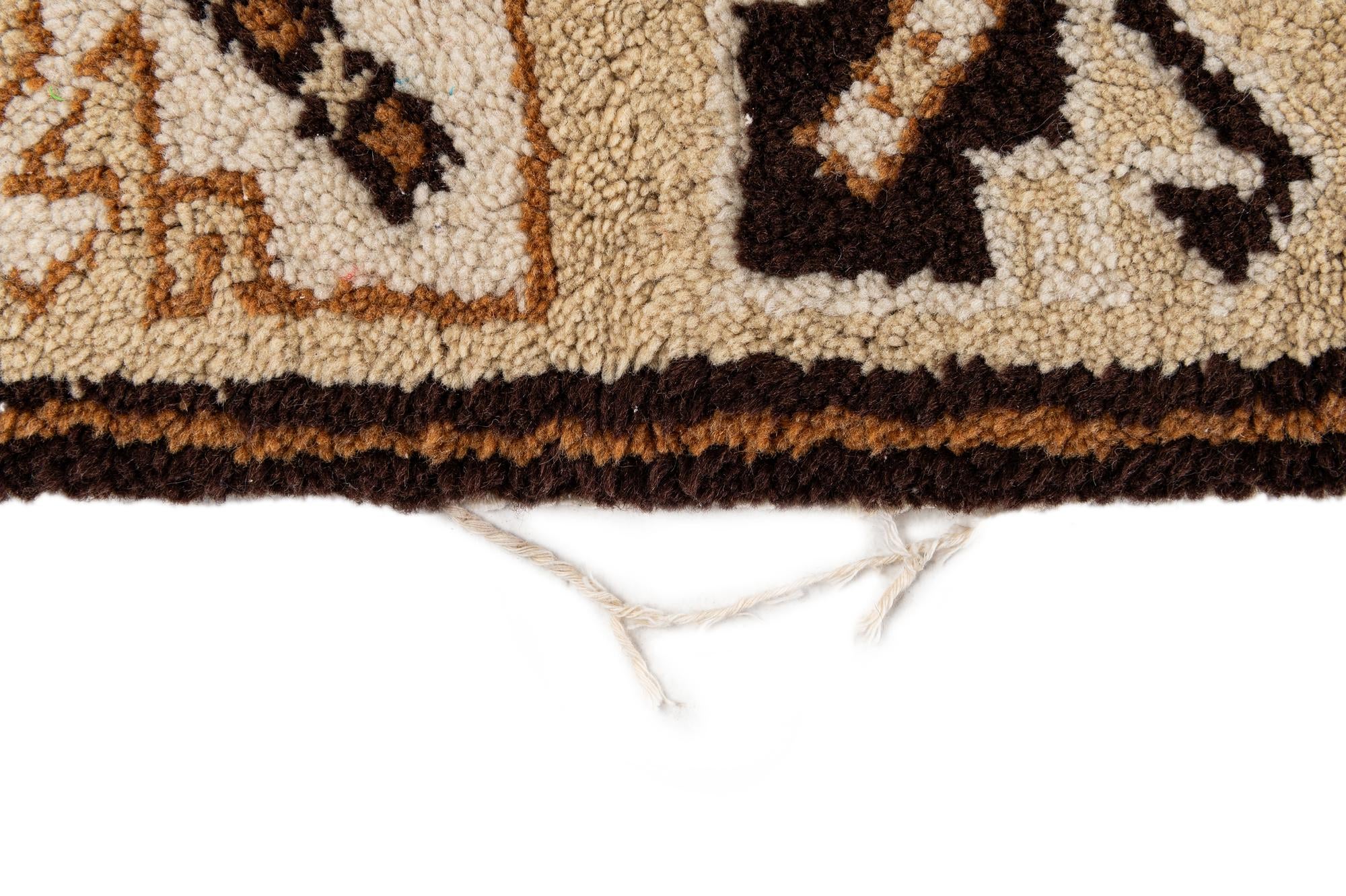 5' 1 x 8' 10 Hand Knotted Moroccan Wool Rug