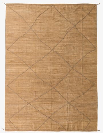 9' 9 x 13' Hand Knotted Moroccan Wool Rug