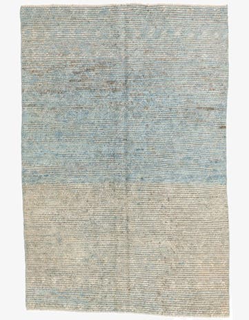 5' 3 x 8' Hand Knotted Moroccan Wool Rug