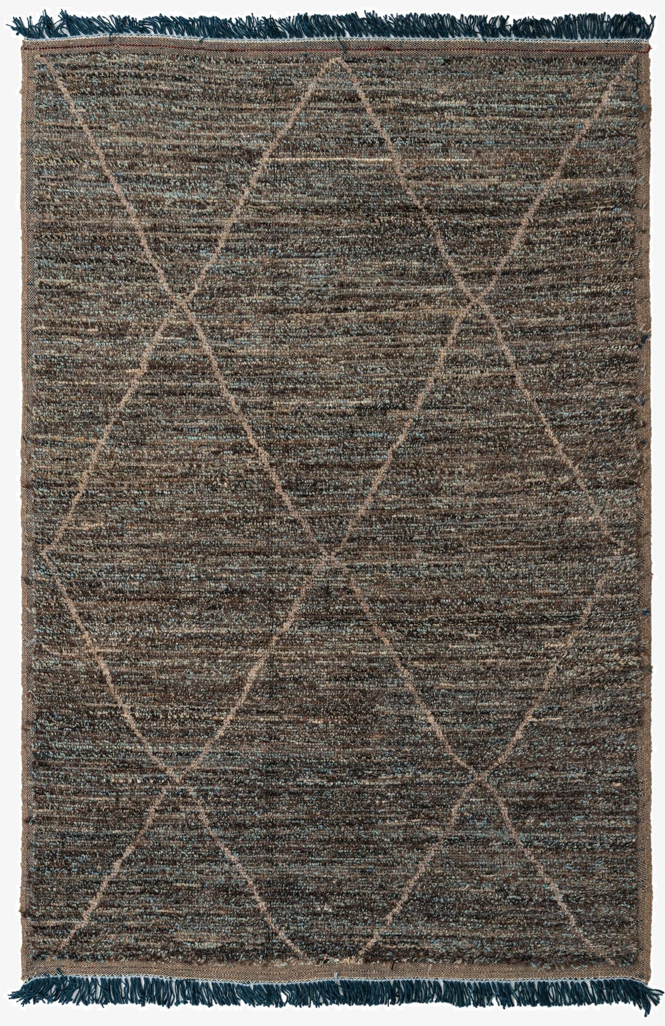 6' x 9' 1  Hand Knotted Moroccan Wool Rug