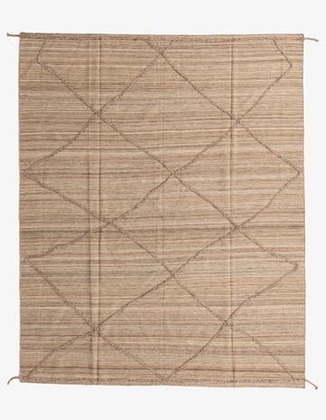 8' 2 x 9' 10 Hand Knotted Moroccan Wool Rug