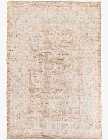 6' 3 x 9' 1 Hand Knotted Moroccan Wool Rug