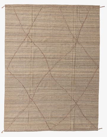 8' 6 x 11' 5 Hand Knotted Moroccan Wool Rug