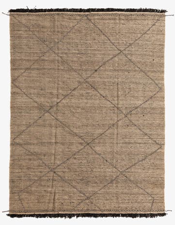 7' 4 x 9' 6 Hand Knotted Moroccan Wool Rug