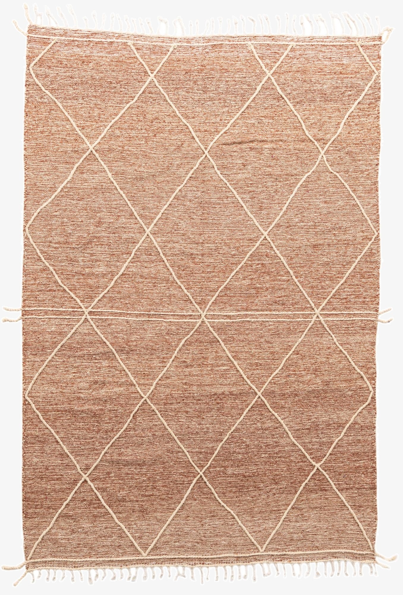 6' 10 x 10' 2  Hand Knotted Moroccan Wool Rug