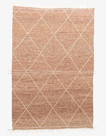 6' 10 x 10' 2 Hand Knotted Moroccan Wool Rug