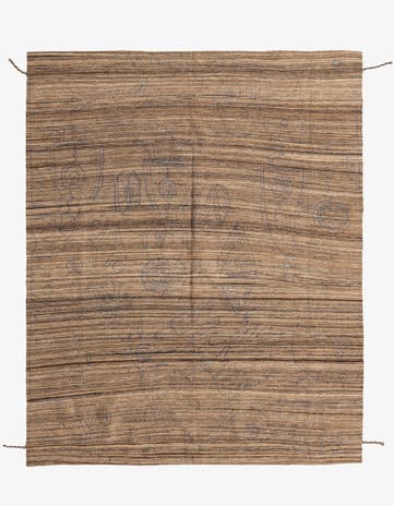 5' 10 x 7' 2 Hand Knotted Moroccan Wool Rug
