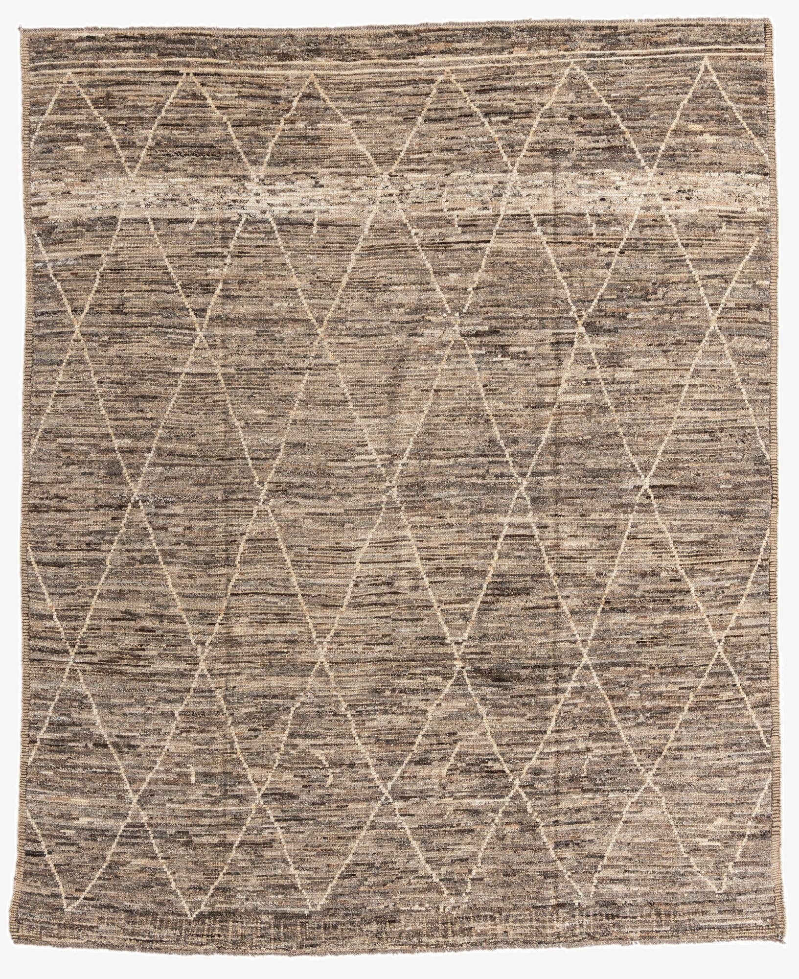 8' 6 x 10' 4  Hand Knotted Moroccan Wool Rug