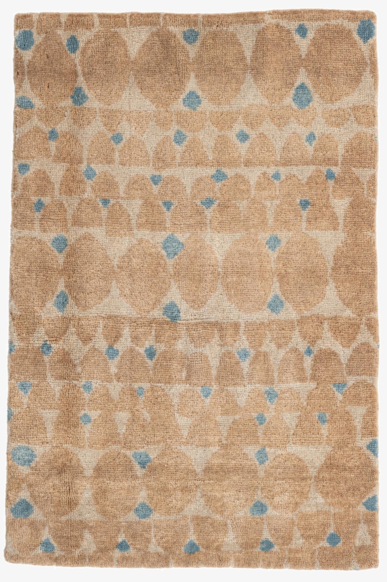 Primary image 3' 3 x 4' 10  Hand Knotted Moroccan Wool Rug