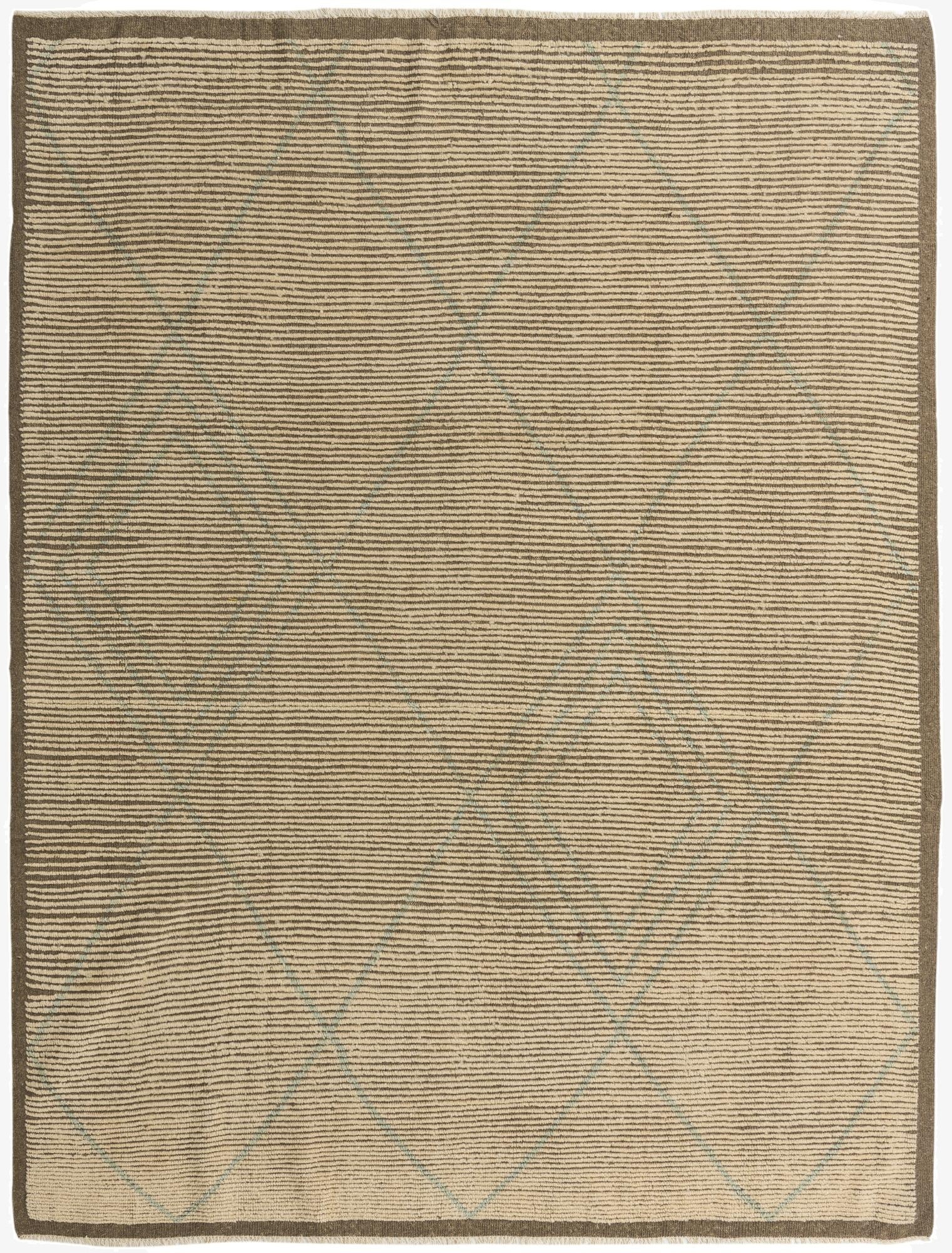 8' 5 x 10' 10  Hand Knotted Moroccan Wool Rug