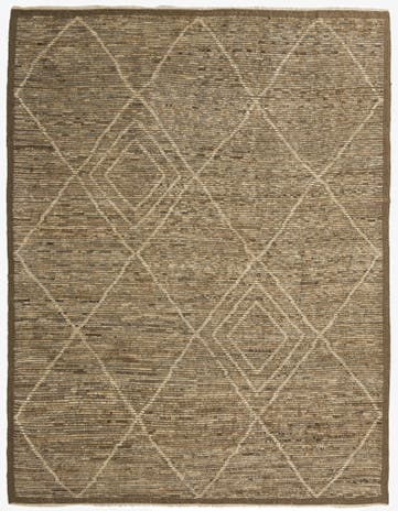 8' 5 x 10' 6 Hand Knotted Moroccan Wool Rug