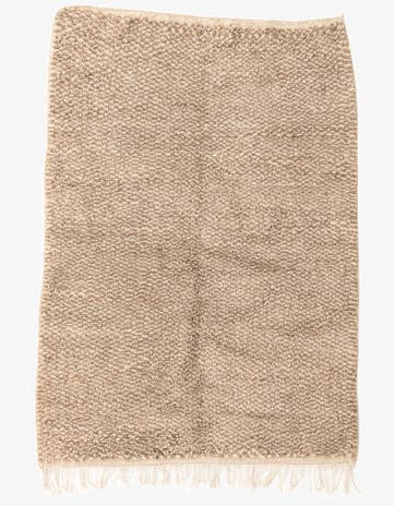 5' x 7' Hand Knotted Moroccan Wool Rug