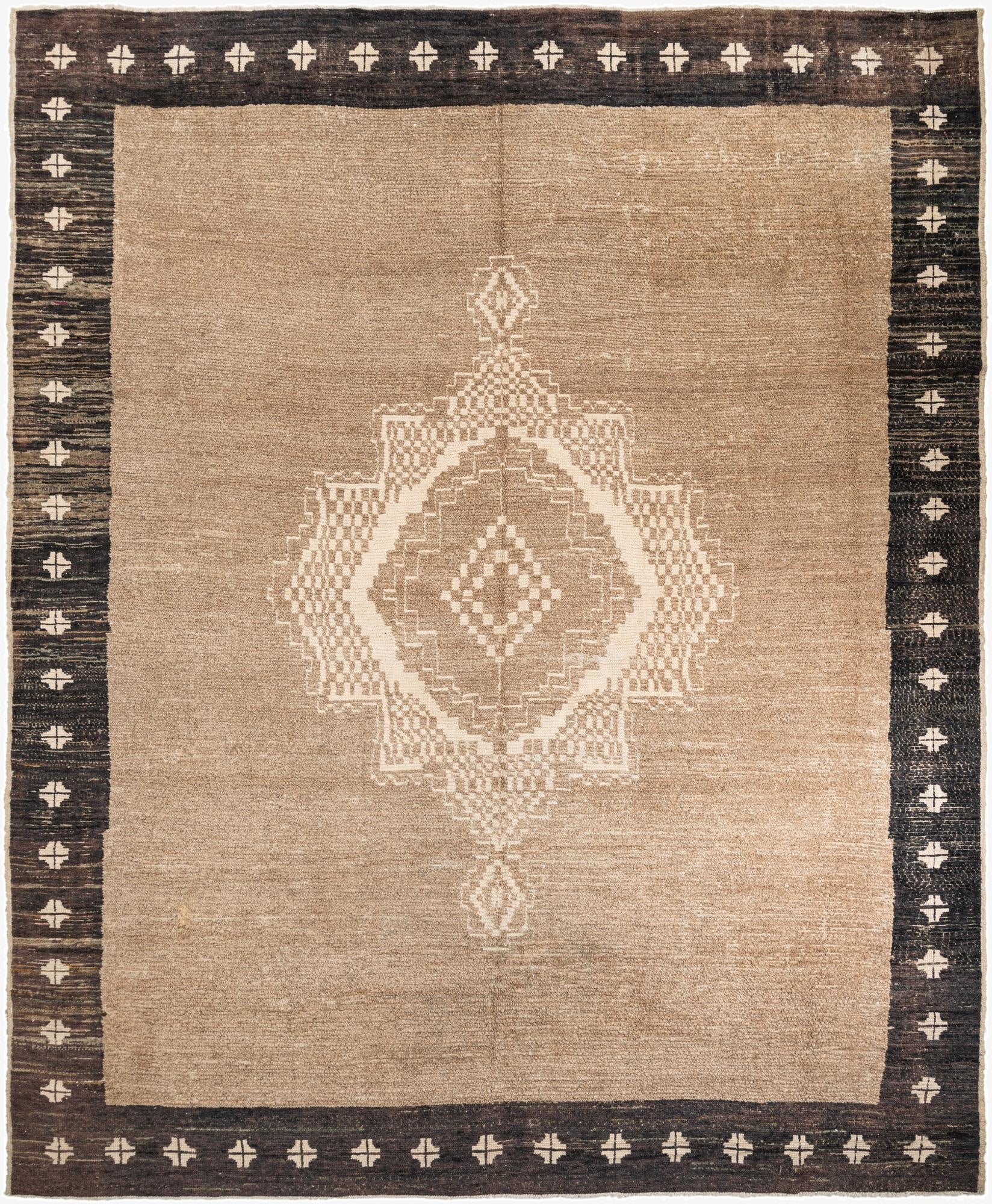 12' 8 x 15'  Hand Knotted Moroccan Wool Rug