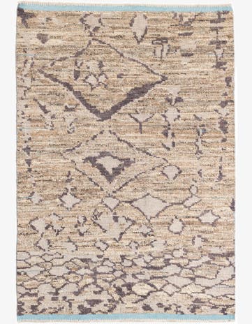 5' x 7' 5 Hand Knotted Moroccan Wool Rug