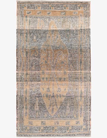 4' 10 x 8' 9 Hand Knotted Moroccan Wool Rug