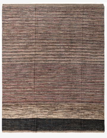8' x 9' 10 Hand Knotted Moroccan Wool Rug