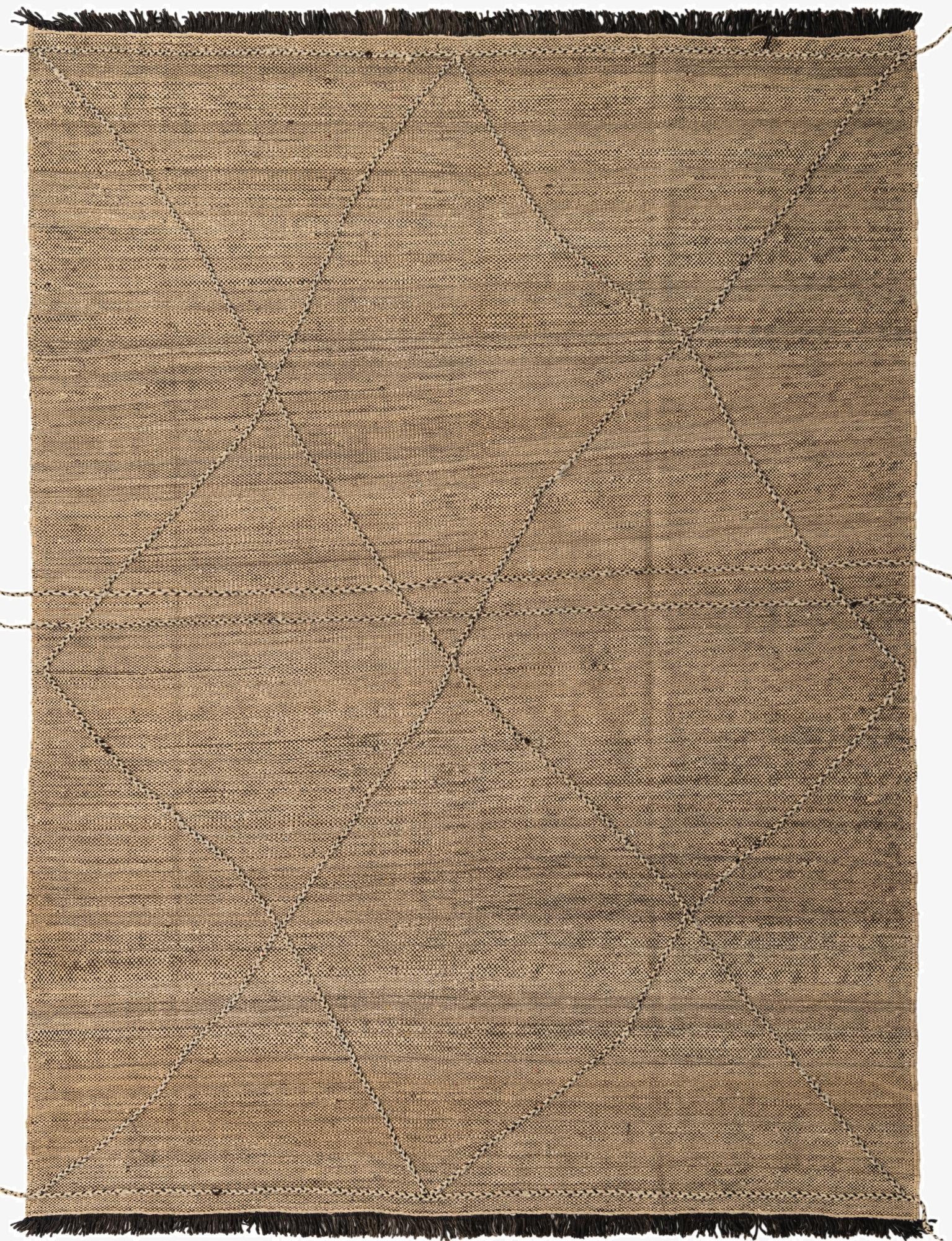 7' x 9' 8  Hand Knotted Moroccan Wool Rug