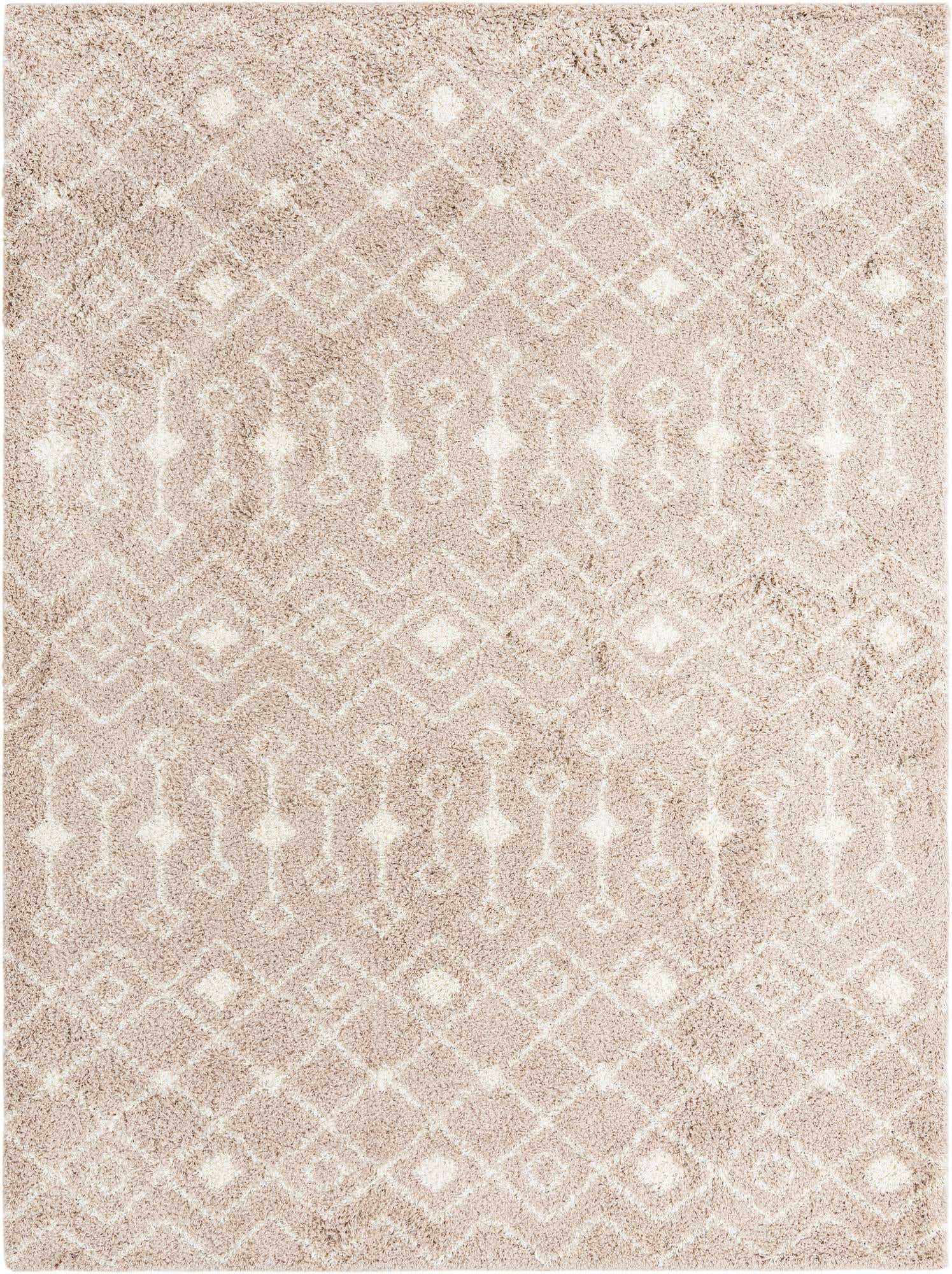 9' x 12' Moroccan Trellis Shag Rug
