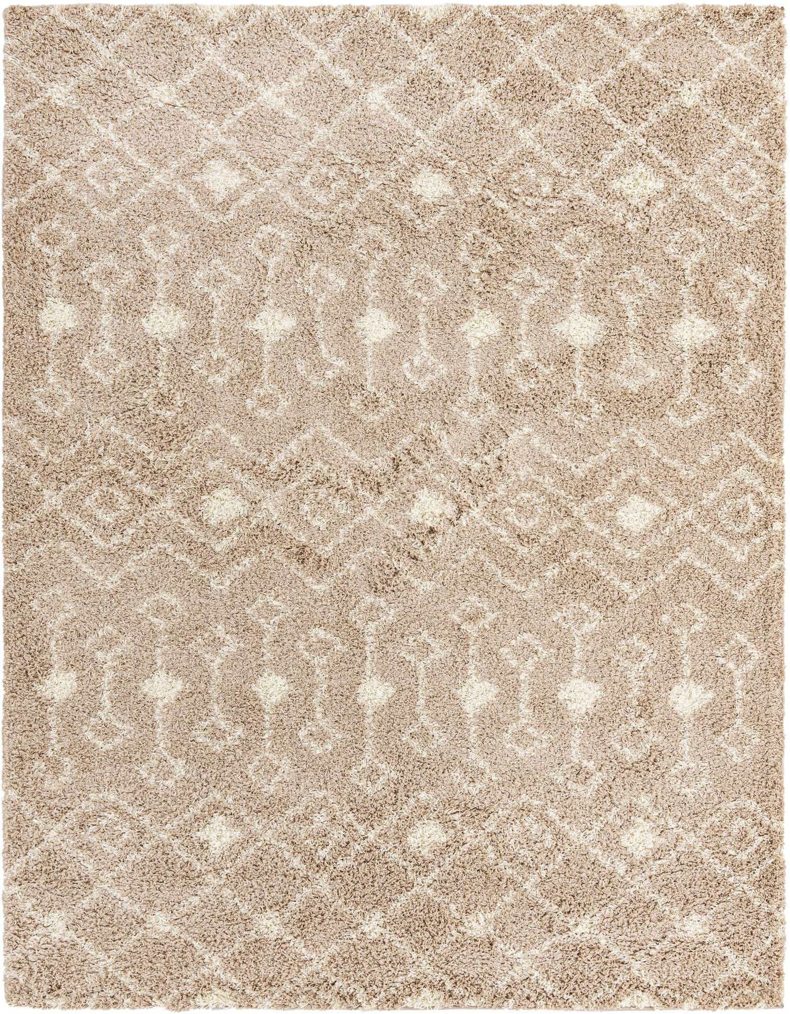 7' 10 x 10' Moroccan Trellis Shag Rug
