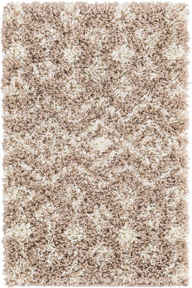 Detail image of 2' x 3' Moroccan Trellis Shag Rug