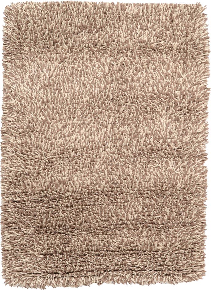 Detail image of 5' 7 x 7' 10 Hand Knotted Multi-Tone Shag Wool Rug