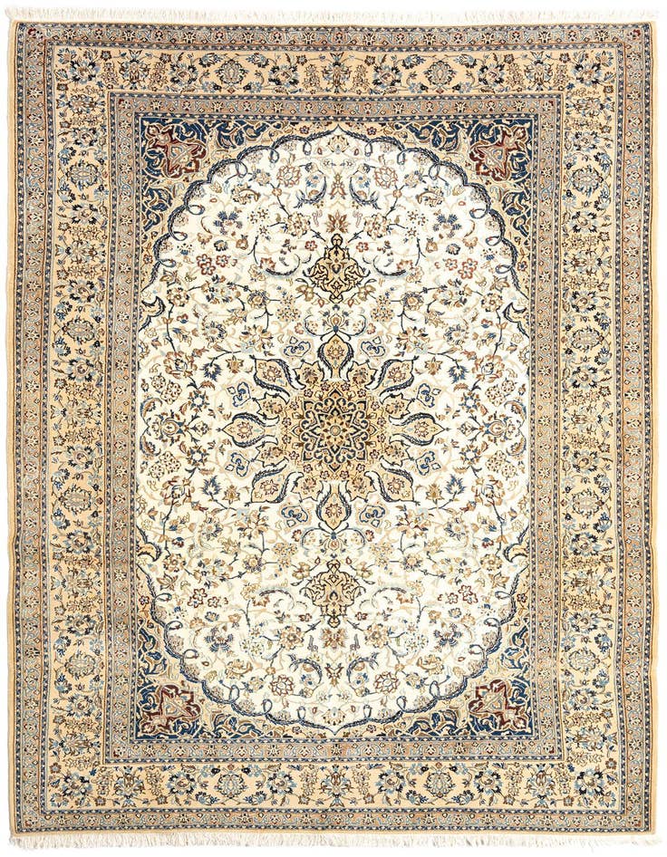 Detail image of 6' 11 x 11' 3 Nain Wool Rug