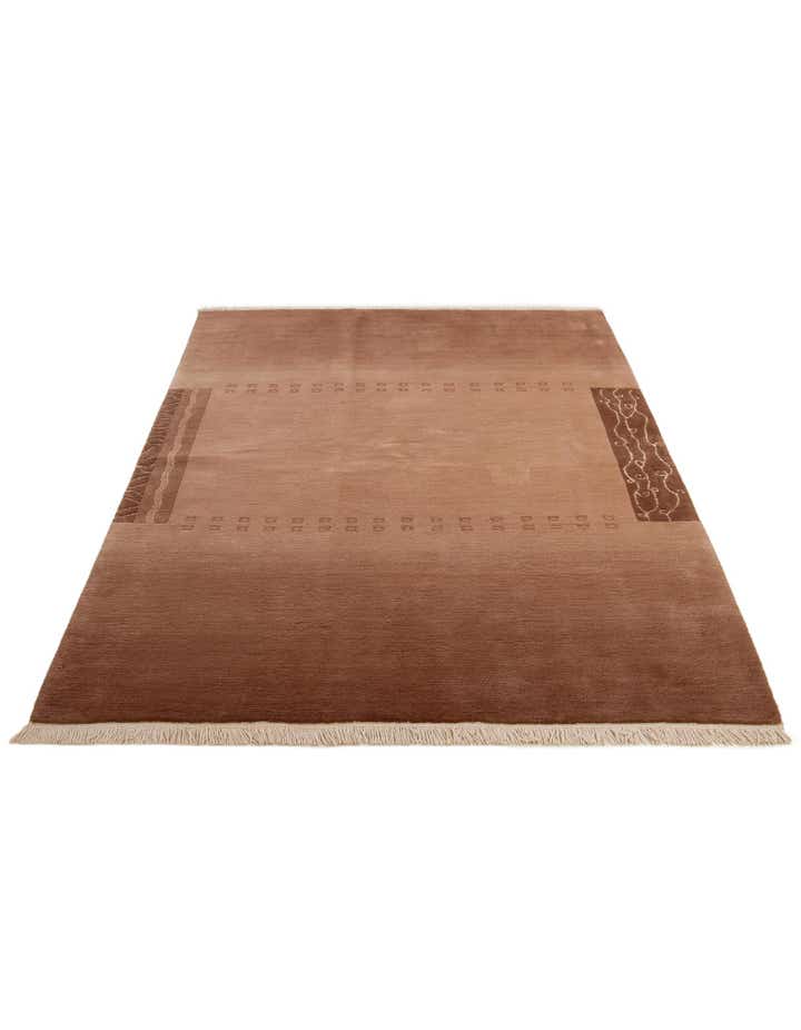 5' 9 x 8' Hand Knotted Nepal Rug