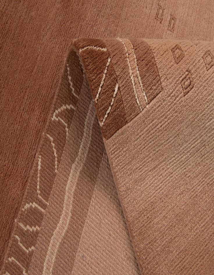 Detail image of 5' 9 x 8'  Hand Knotted Nepal Rug