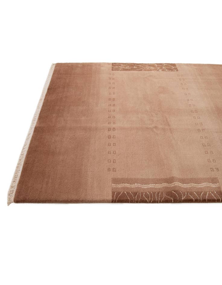 Detail image of 5' 9 x 8'  Hand Knotted Nepal Rug