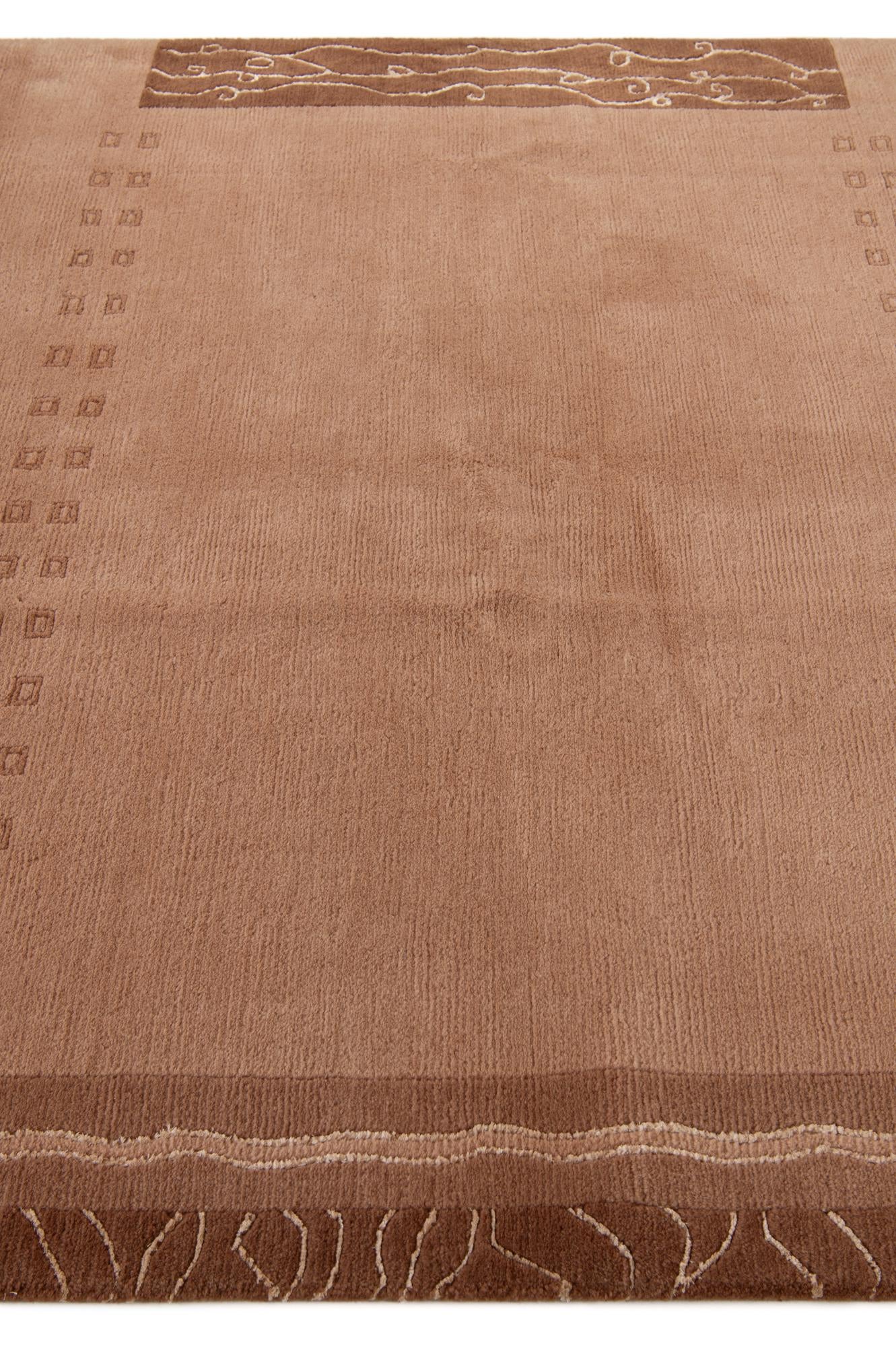 5' 9 x 8' Hand Knotted Nepal Rug