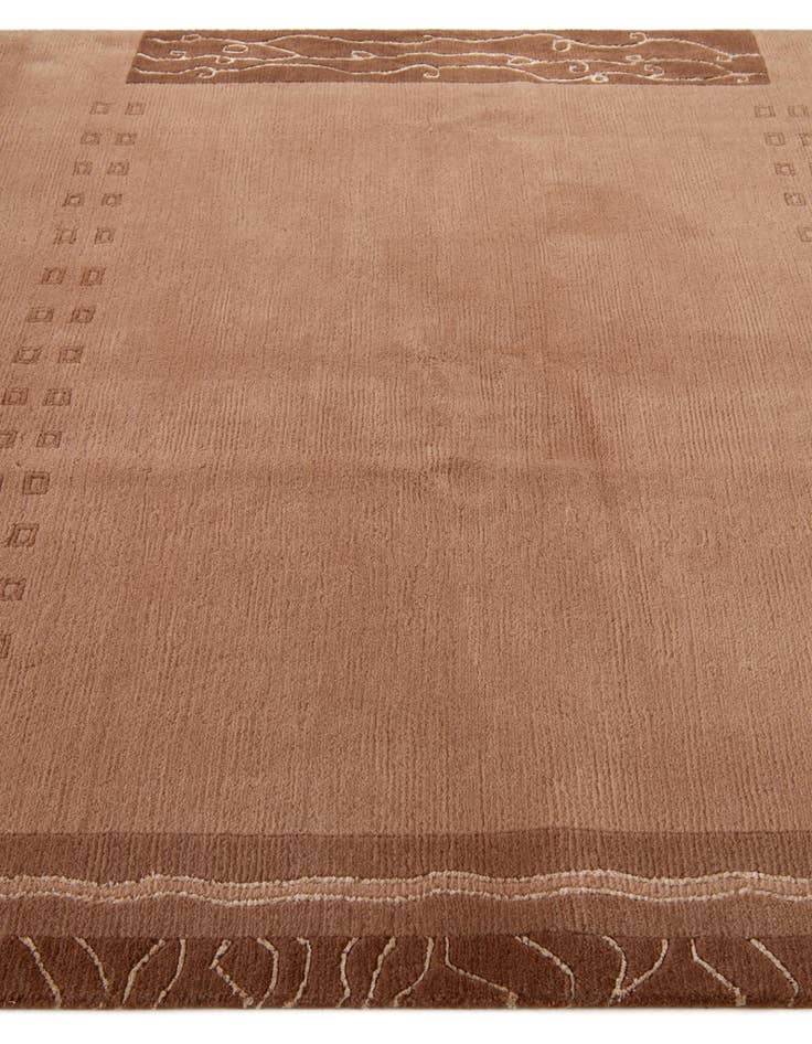 Detail image of 5' 9 x 8'  Hand Knotted Nepal Rug