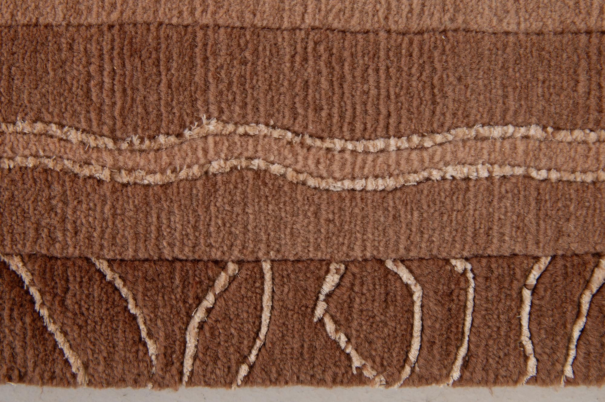 5' 9 x 8' Hand Knotted Nepal Rug