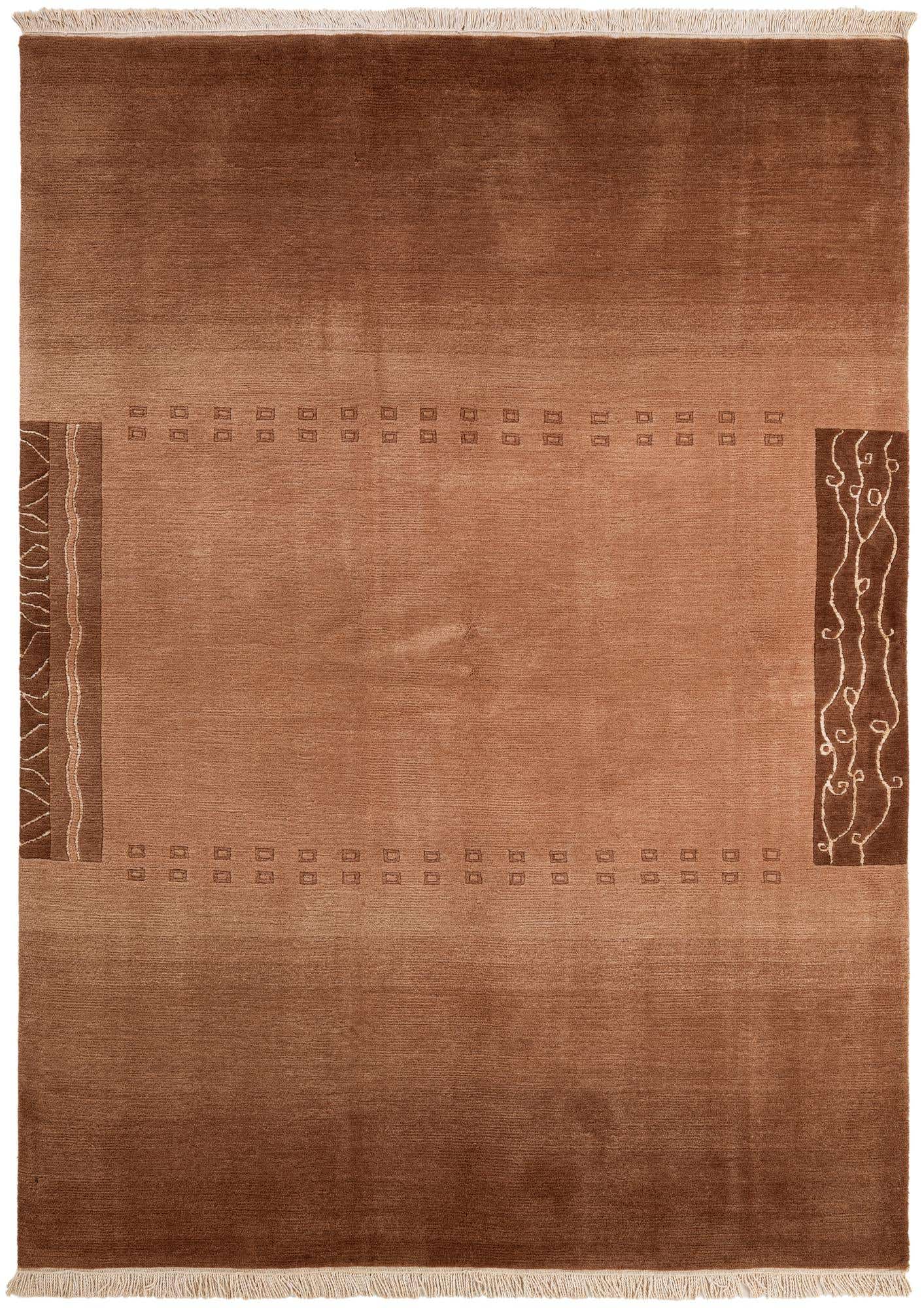 5' 9 x 8' Hand Knotted Nepal Rug