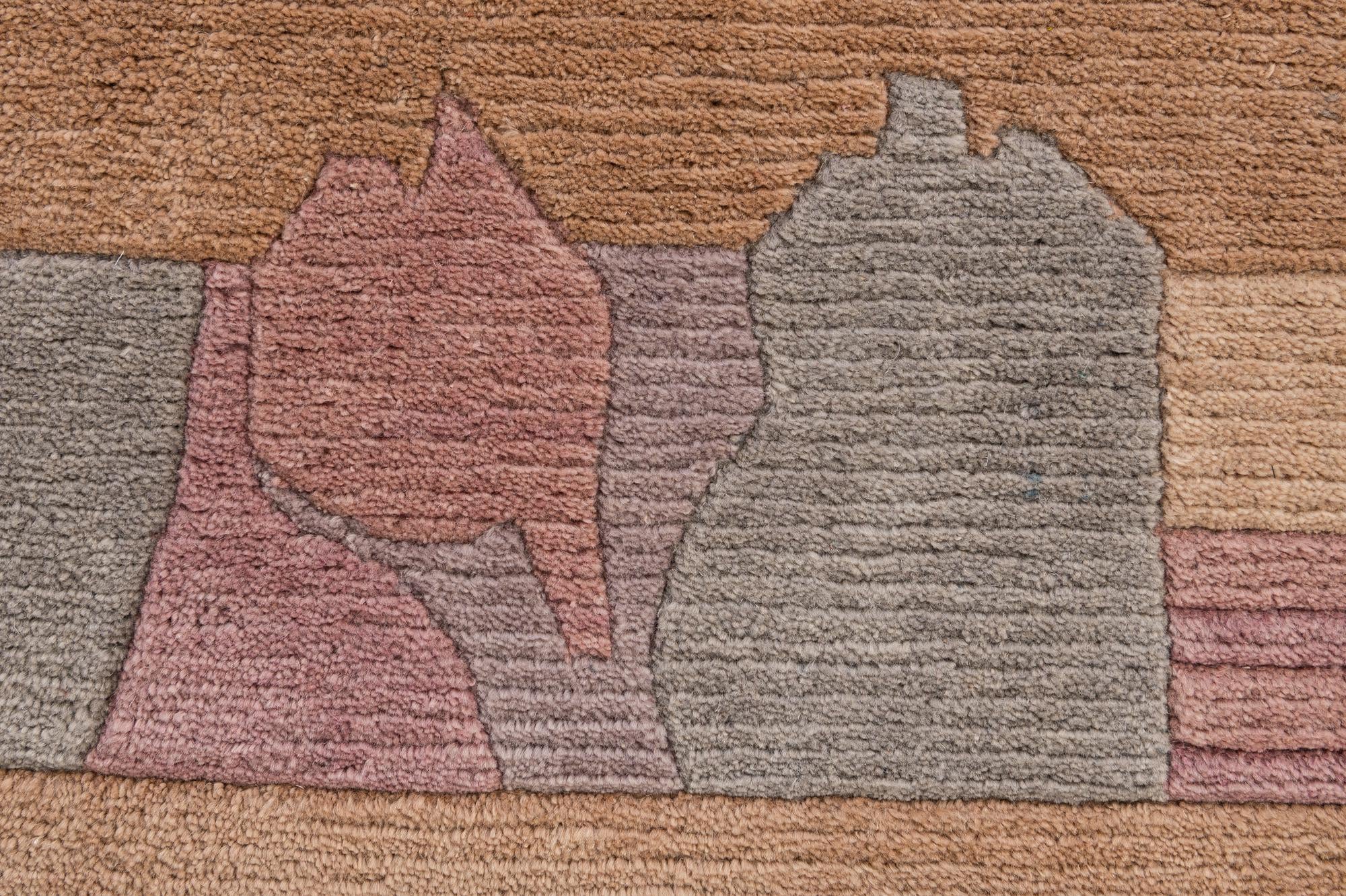 3' 1 x 5' 5 Hand Knotted Nepal Wool Rug