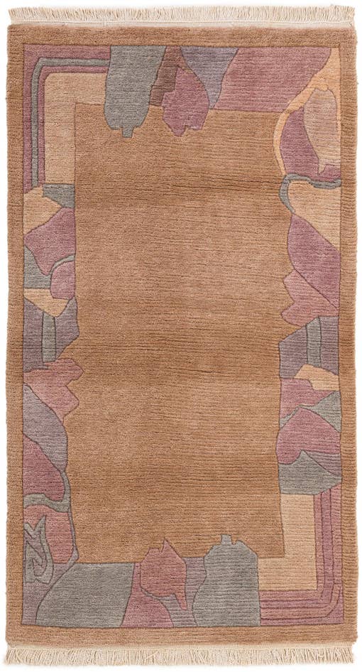 Detail image of 3' 1 x 5' 5 Hand Knotted Nepal Wool Rug