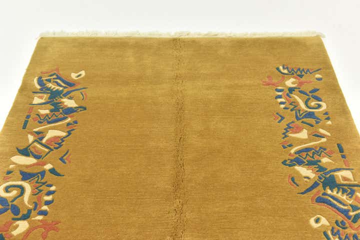 4' 8 x 5' 7 Hand Knotted Nepal Wool Rug