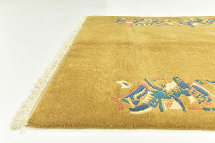 4' 8 x 5' 7 Hand Knotted Nepal Wool Rug