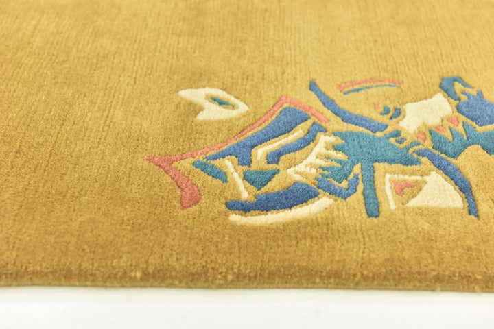 4' 8 x 5' 7 Hand Knotted Nepal Wool Rug