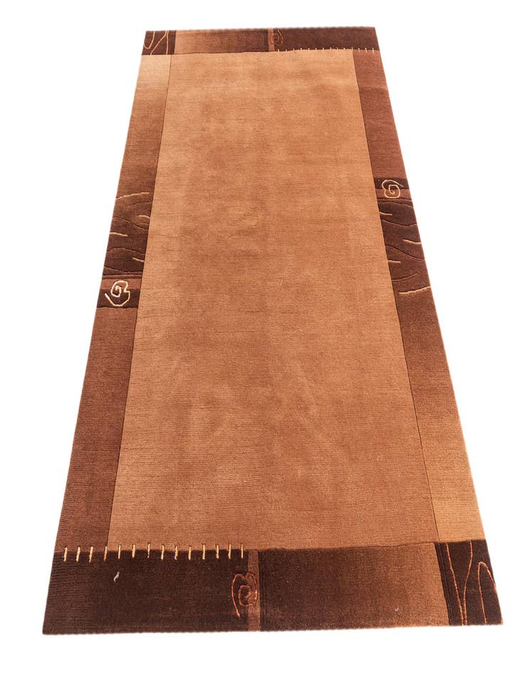 Detail image of 4' 8 x 6' 7 Hand Knotted Nepal Rug