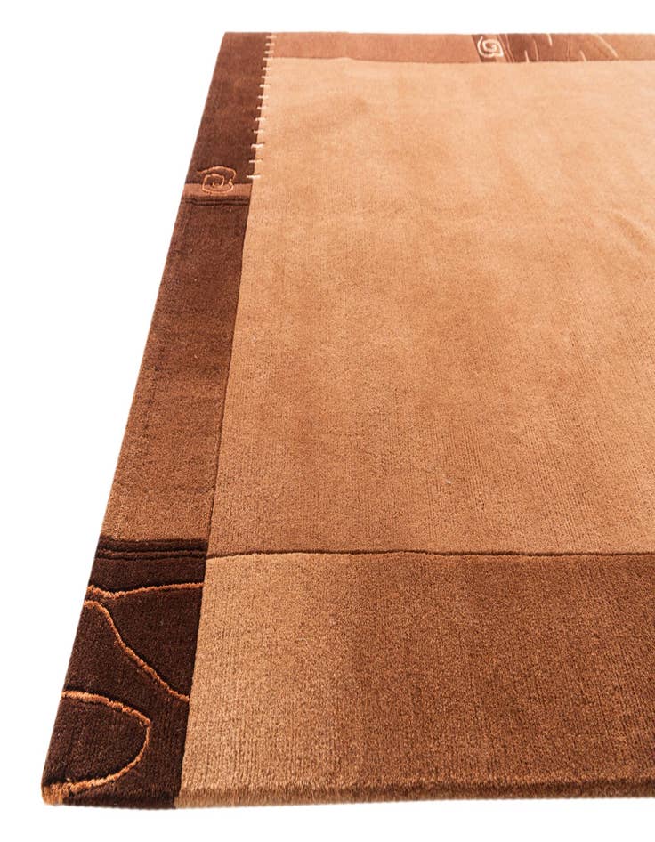 Detail image of 4' 8 x 6' 7 Hand Knotted Nepal Rug