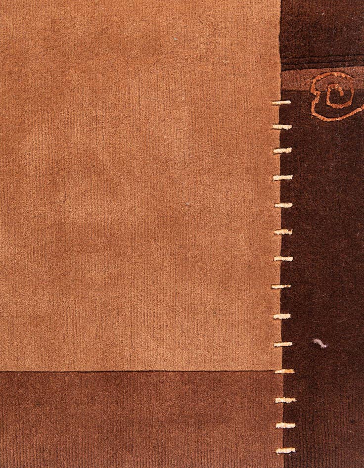 Detail image of 4' 8 x 6' 7 Hand Knotted Nepal Rug