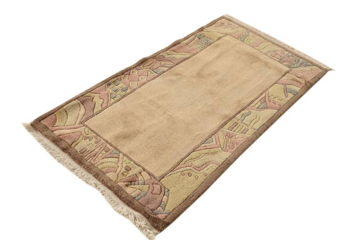 Detail image of 2' 4 x 4' 6 Hand Knotted Nepal Wool Rug