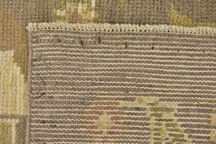 11' 2 x 15' 7 Hand Knotted Oushak Wool Rug