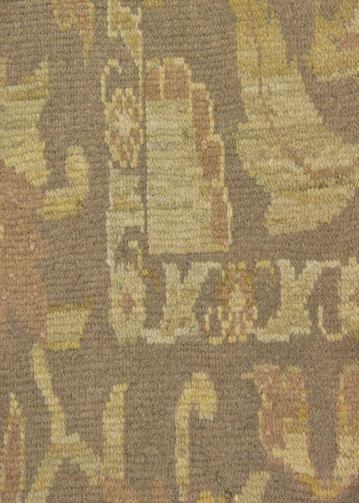 11' 2 x 15' 7 Hand Knotted Oushak Wool Rug