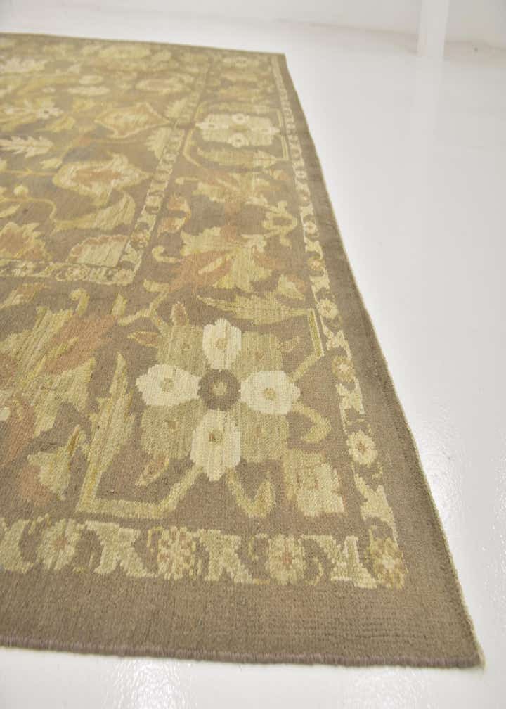 11' 2 x 15' 7 Hand Knotted Oushak Wool Rug