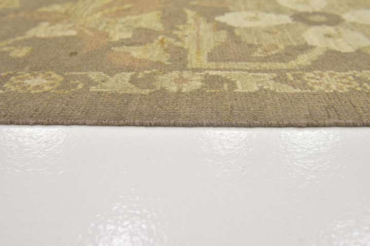 11' 2 x 15' 7 Hand Knotted Oushak Wool Rug
