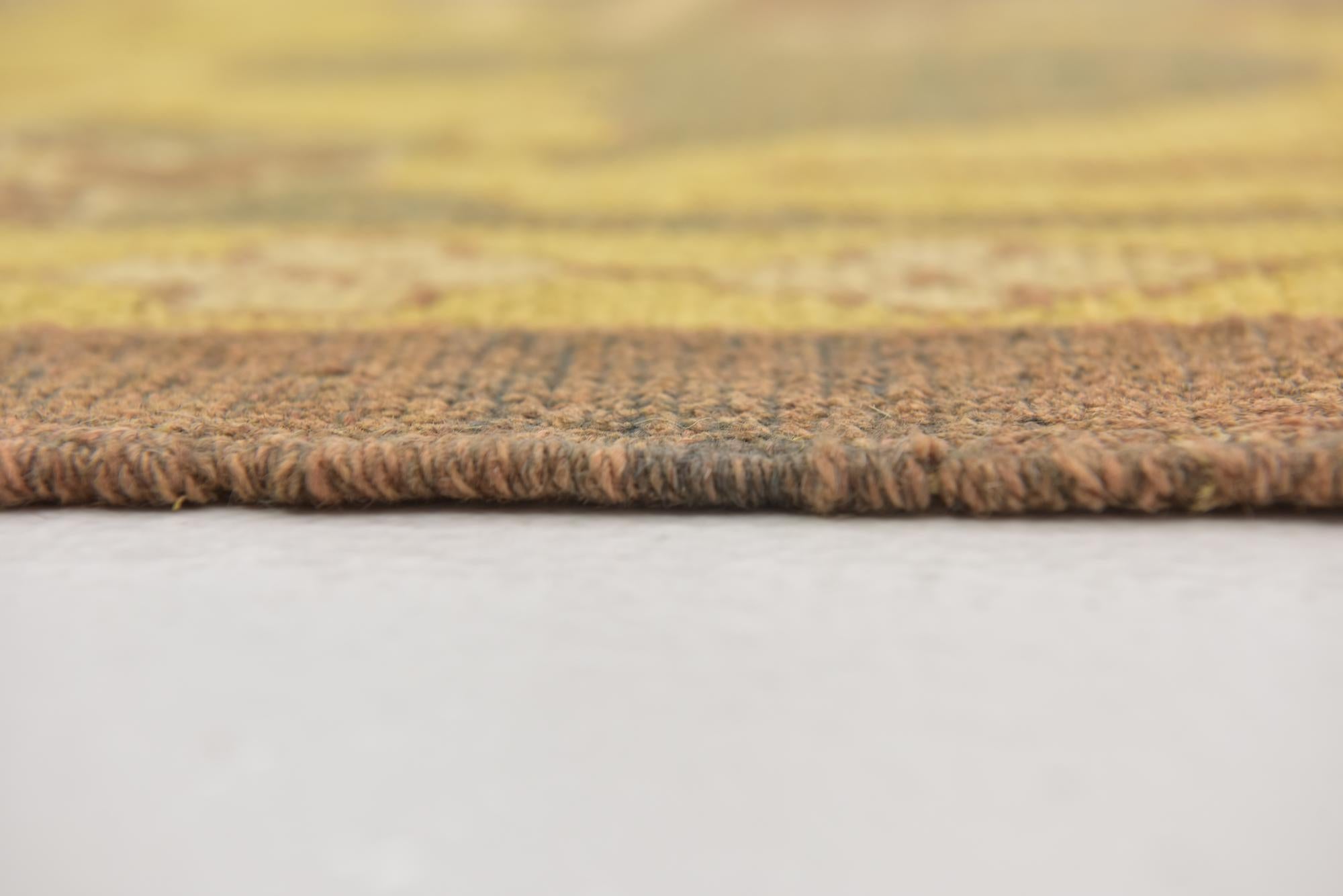 10' 5 x 12' 8 Hand Knotted Oushak Wool Rug