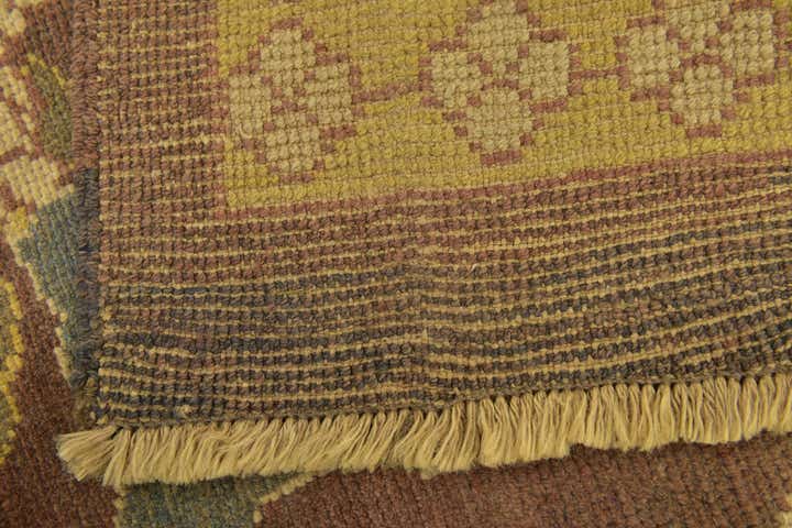 10' 5 x 12' 8 Hand Knotted Oushak Wool Rug
