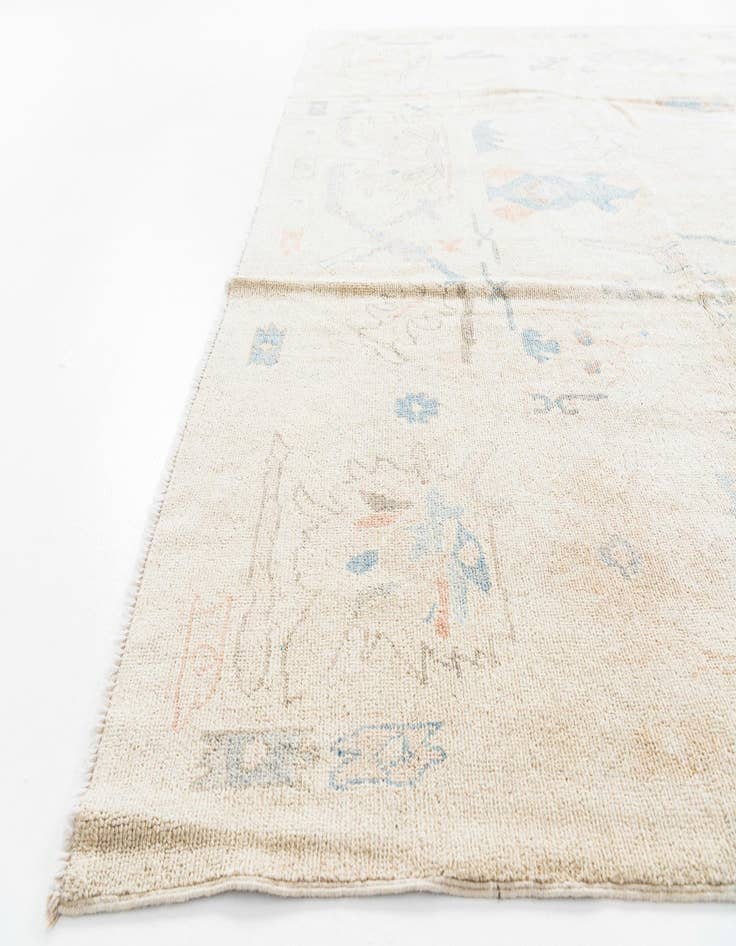 Detail image of 9' x 11' 9  Hand Knotted Oushak Wool Rug