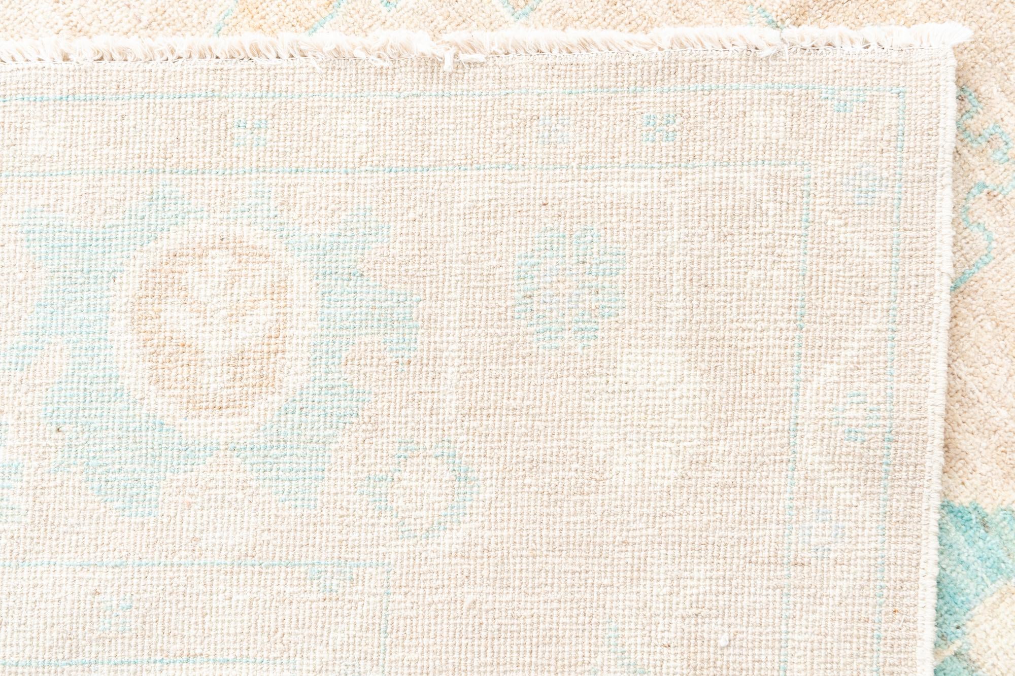 8' 3 x 10' 4 Hand Knotted Oushak Wool Rug